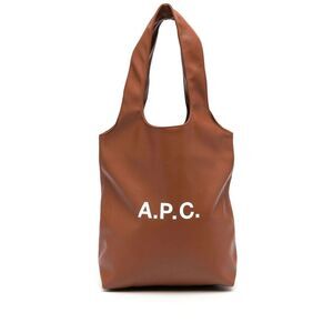 A.P.C. Brown Tote Bags Men